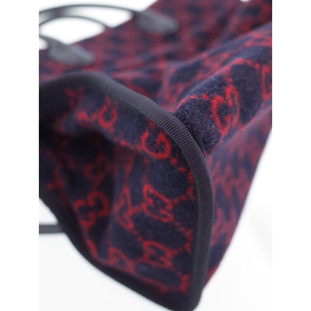 GUCCI GG Wool Tote Bag - Picture 5 of 9